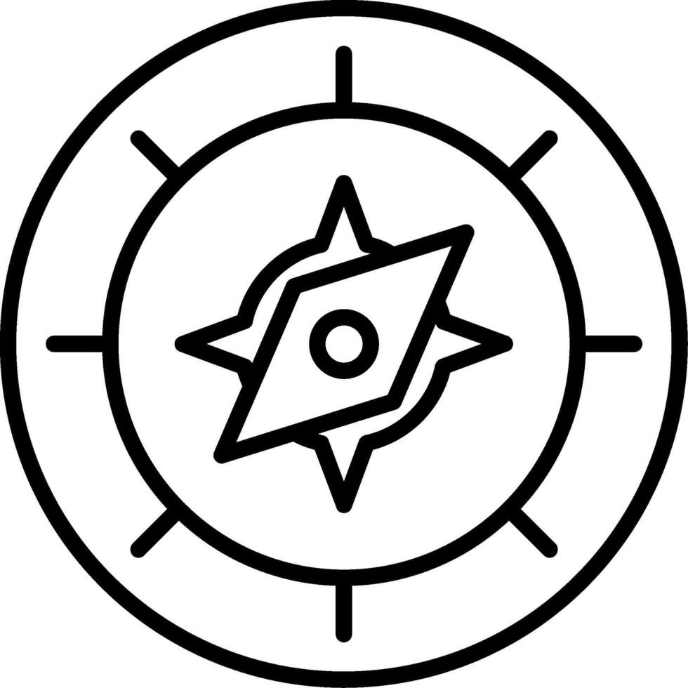 Compass Vector Icon