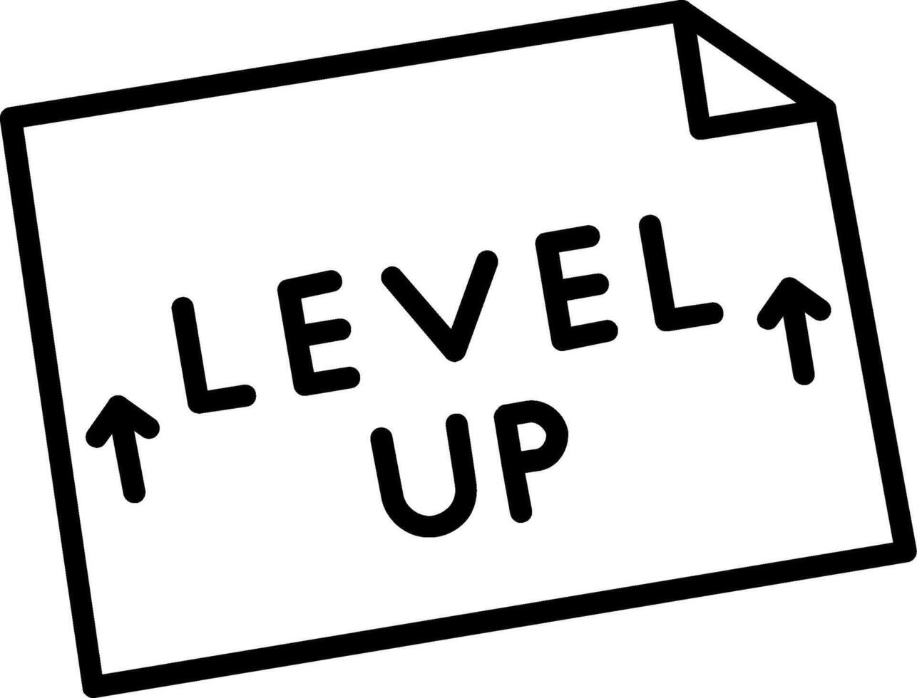 Level Up Vector Icon