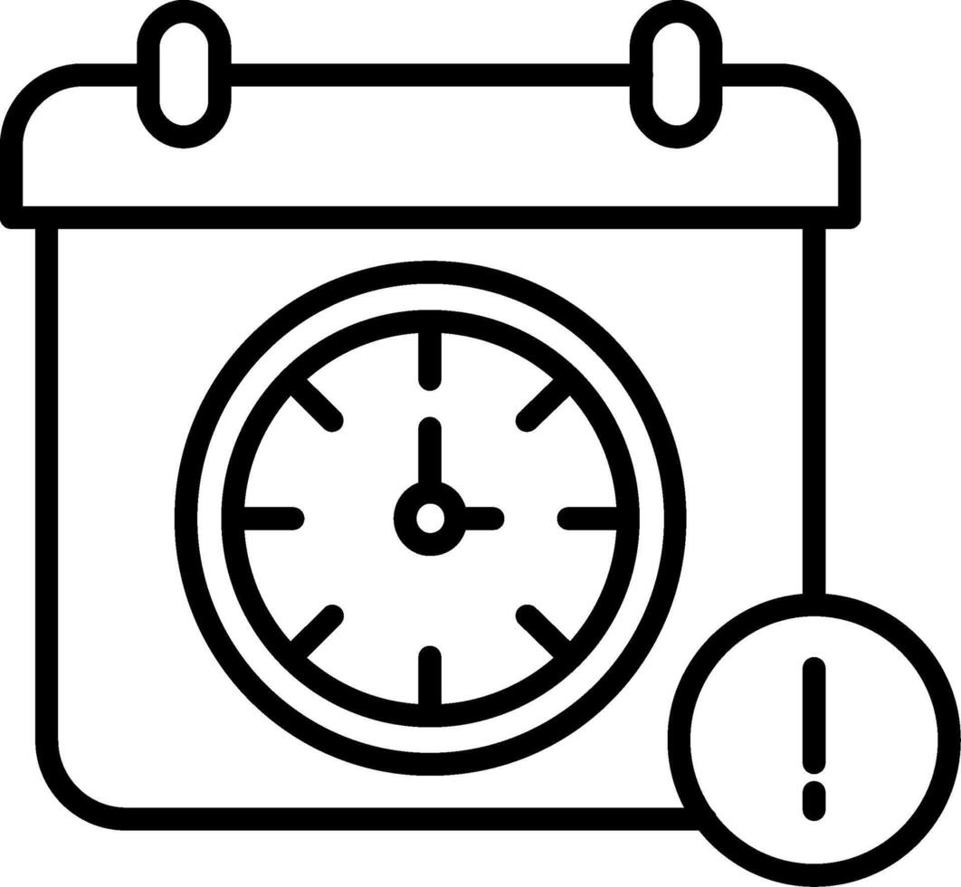 Deadline Vector Icon