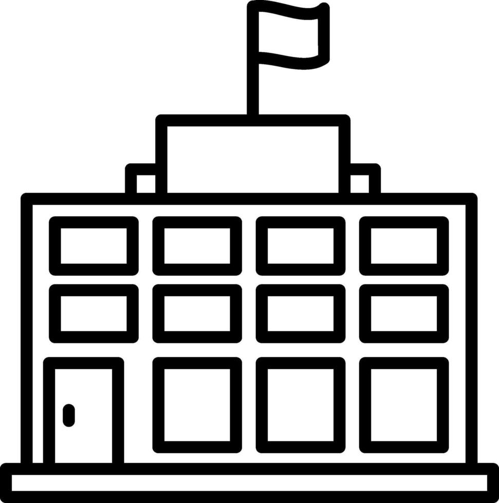 Embassy Vector Icon