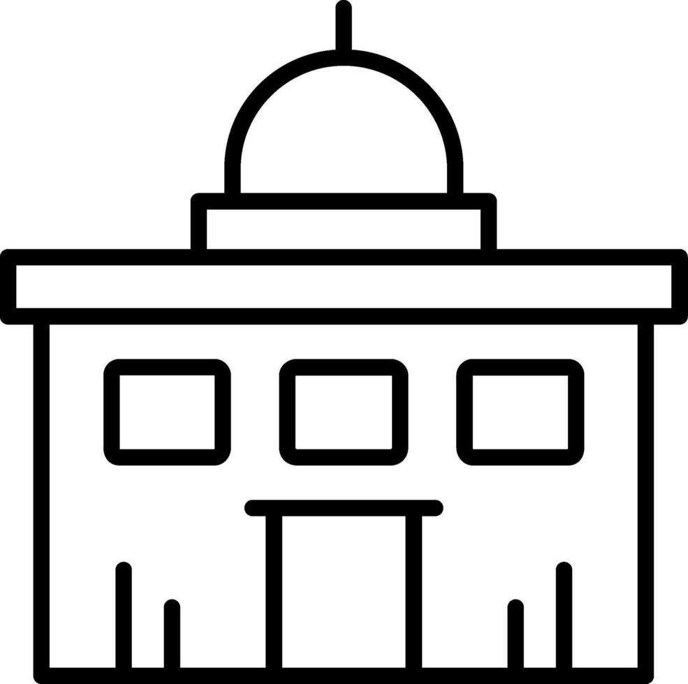 Embassy Vector Icon