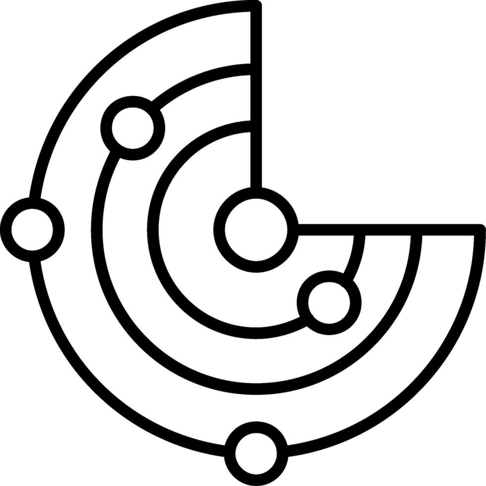 Radar Vector Icon