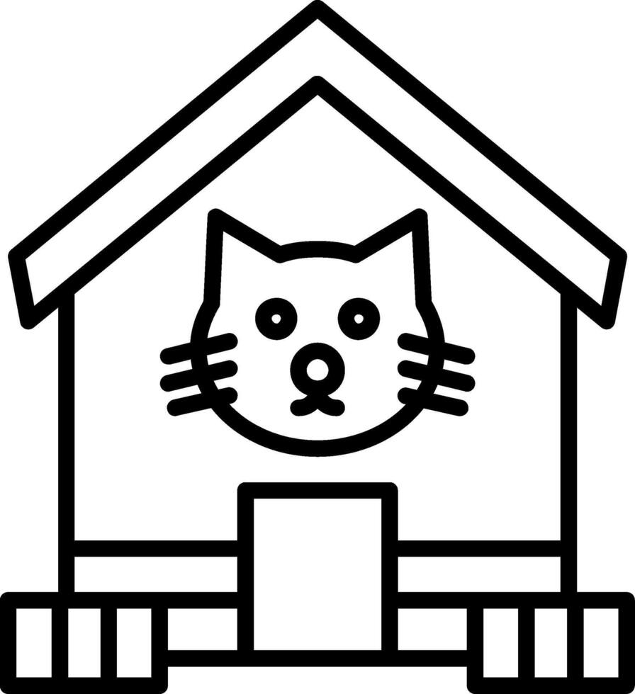 Pet House Vector Icon