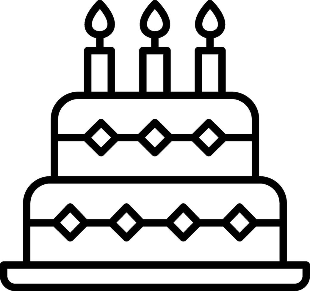 Birthday Cake Vector Icon