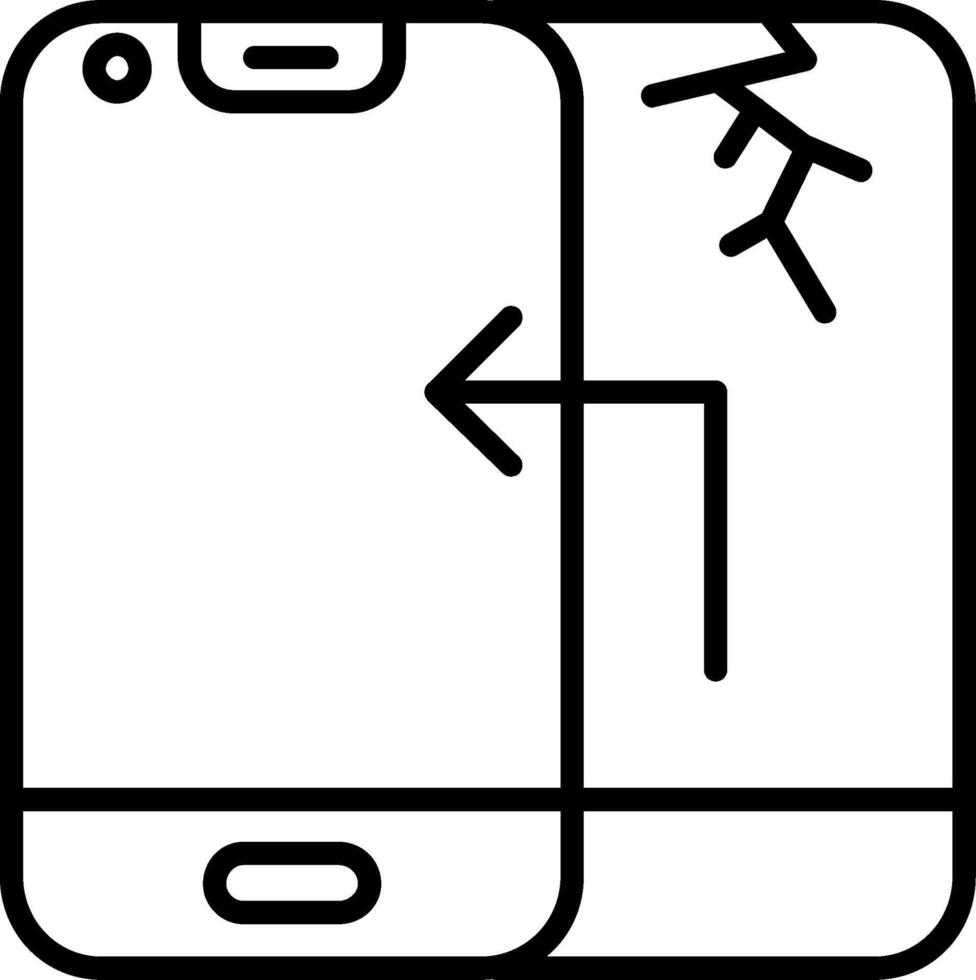 Touch Screen Vector Icon