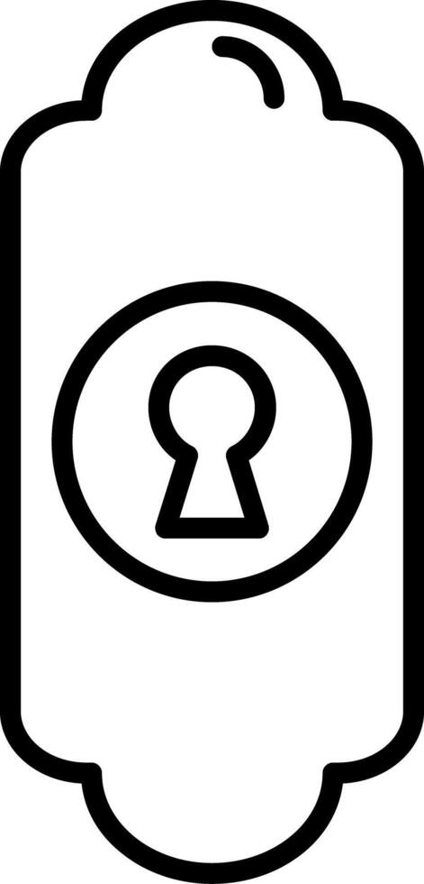 Keyhole Vector Icon