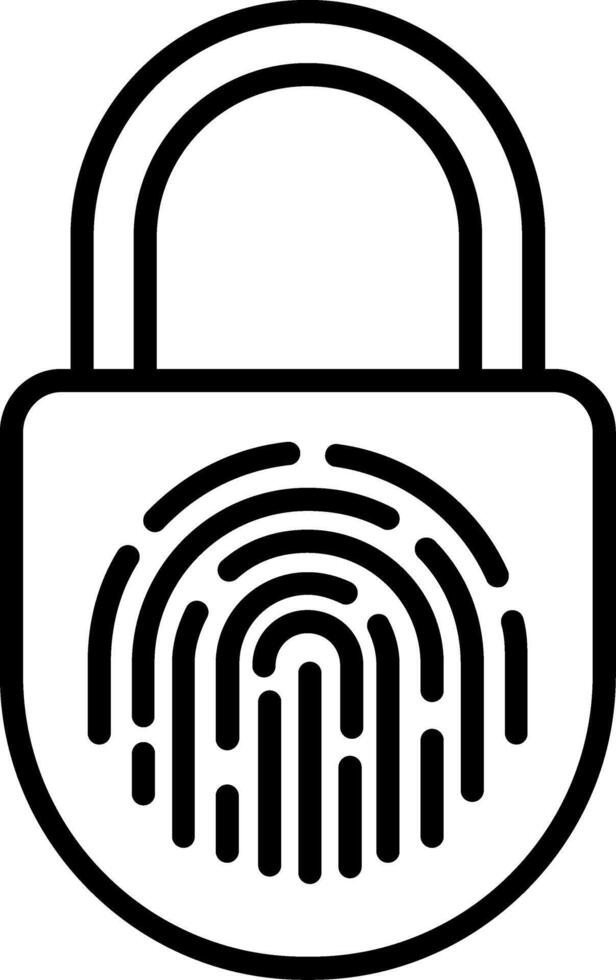 Fingerprint Vector Icon