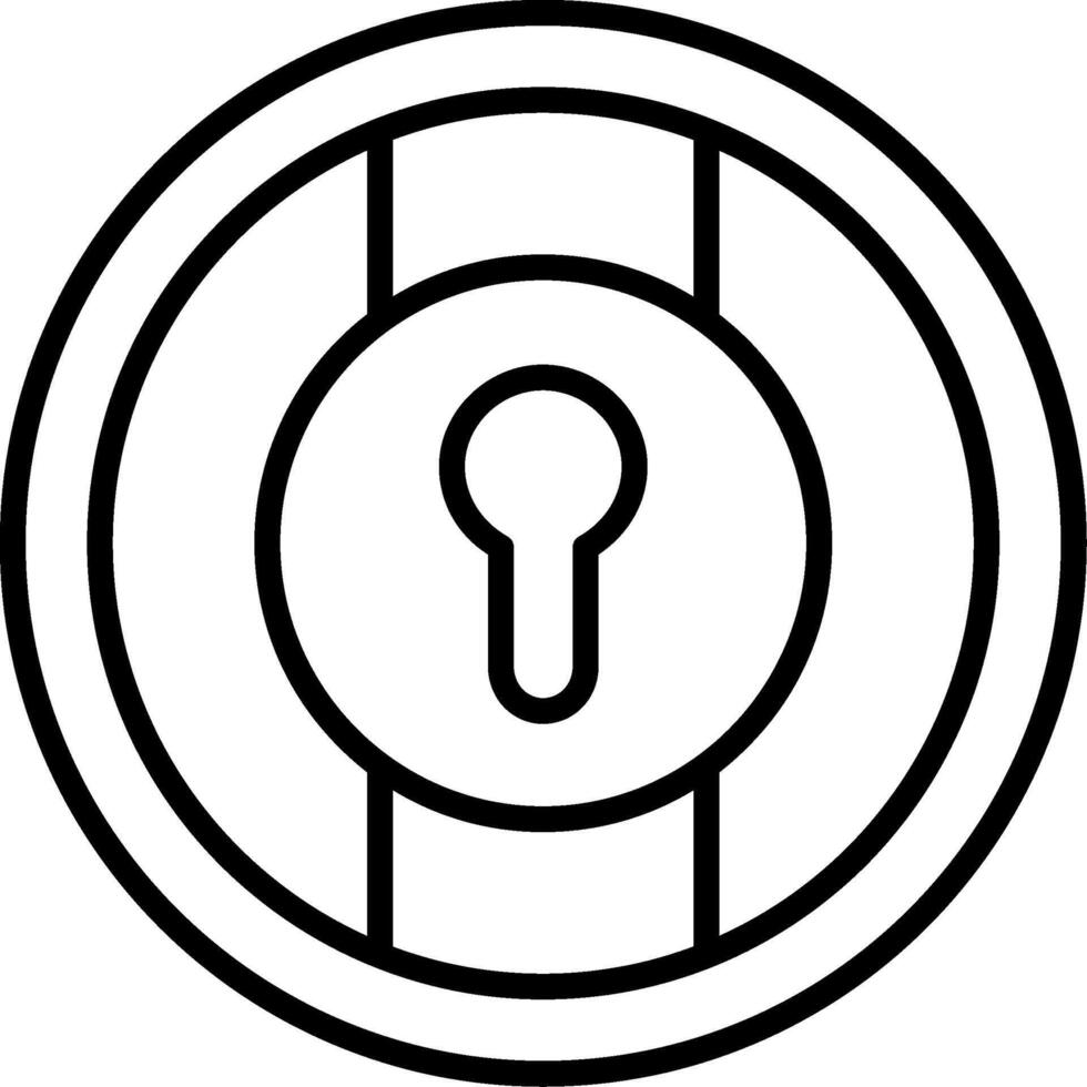 Keyhole Vector Icon