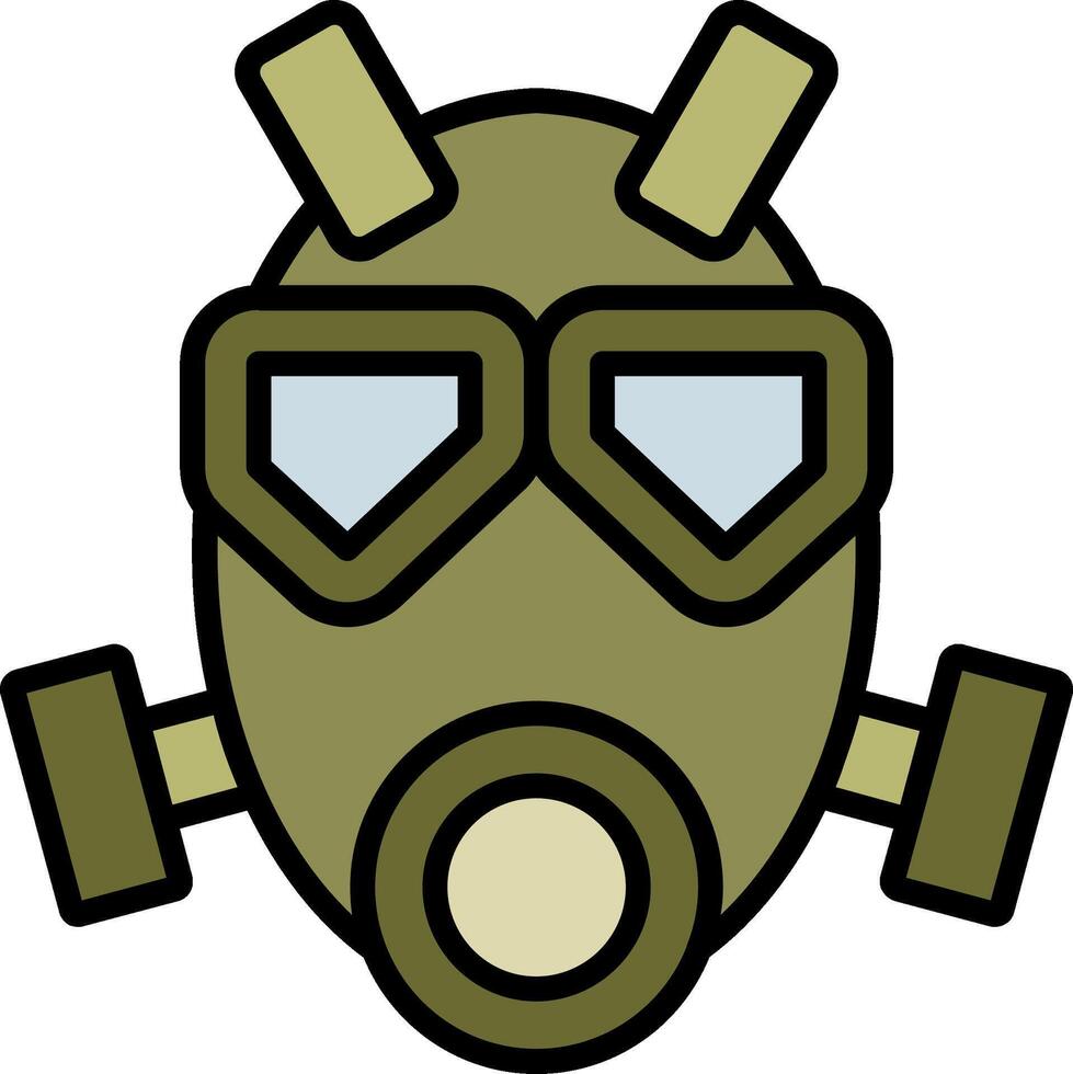 Gas Mask Vector Icon