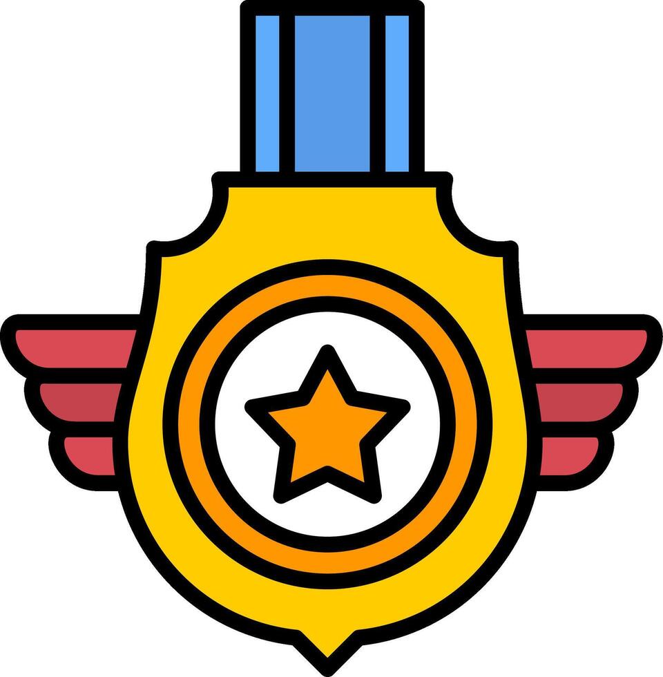 insignias vector icono