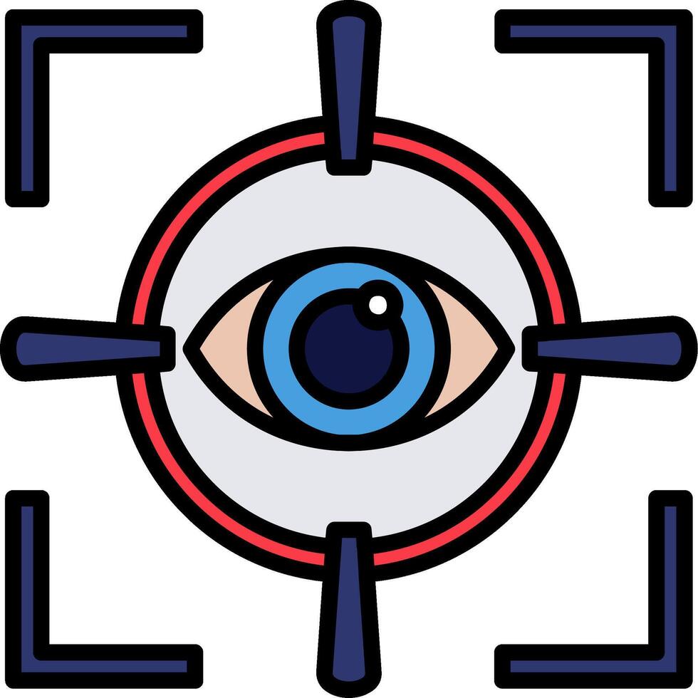 Eye Scan Vector Icon