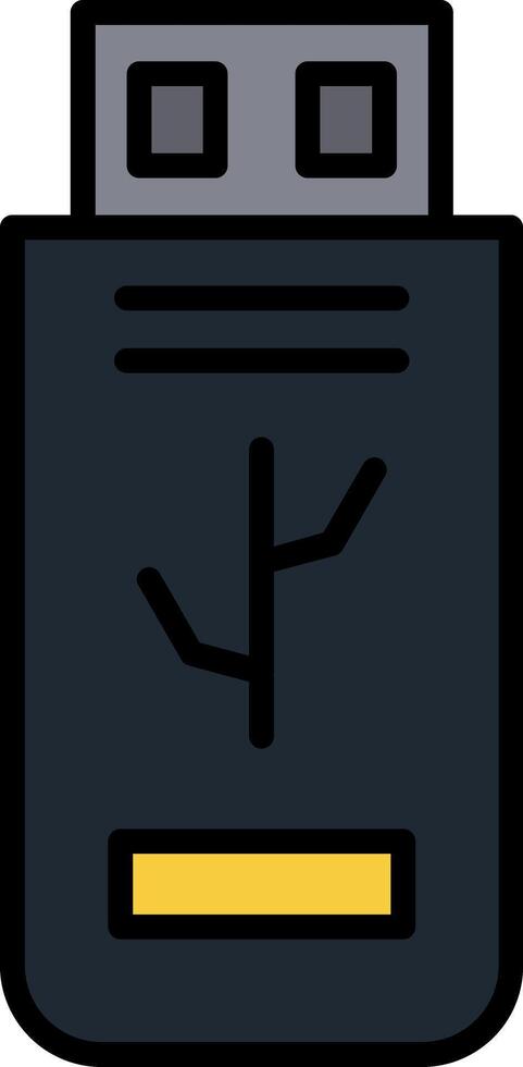 Flash Disk Vector Icon