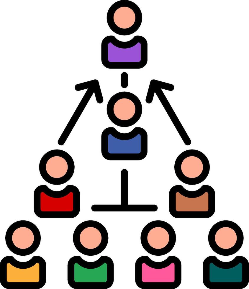 Hierarchy Vector Icon