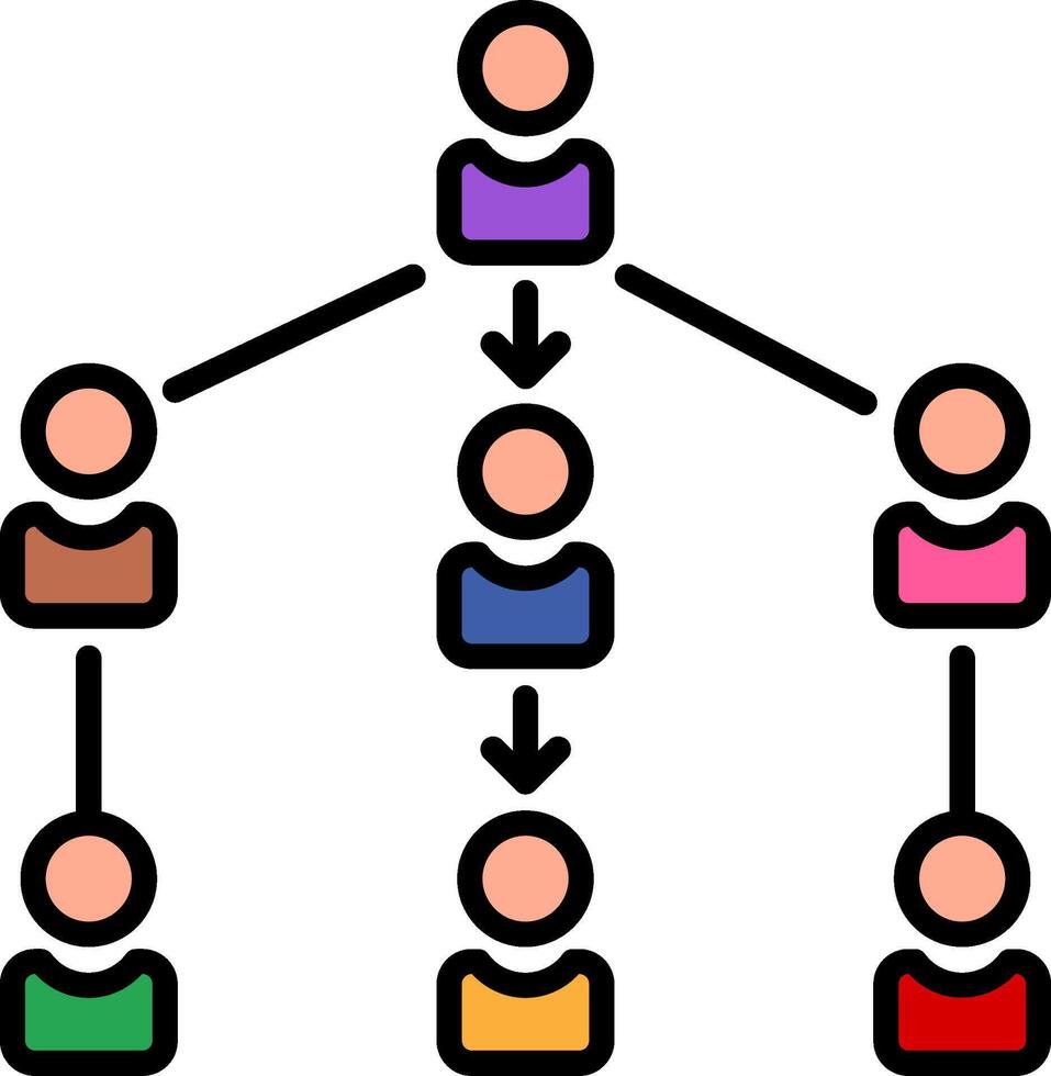 Hierarchy Vector Icon