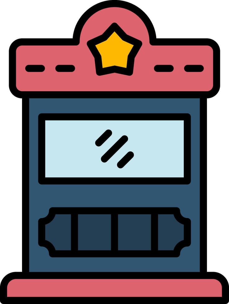 Ticket Box Vector Icon