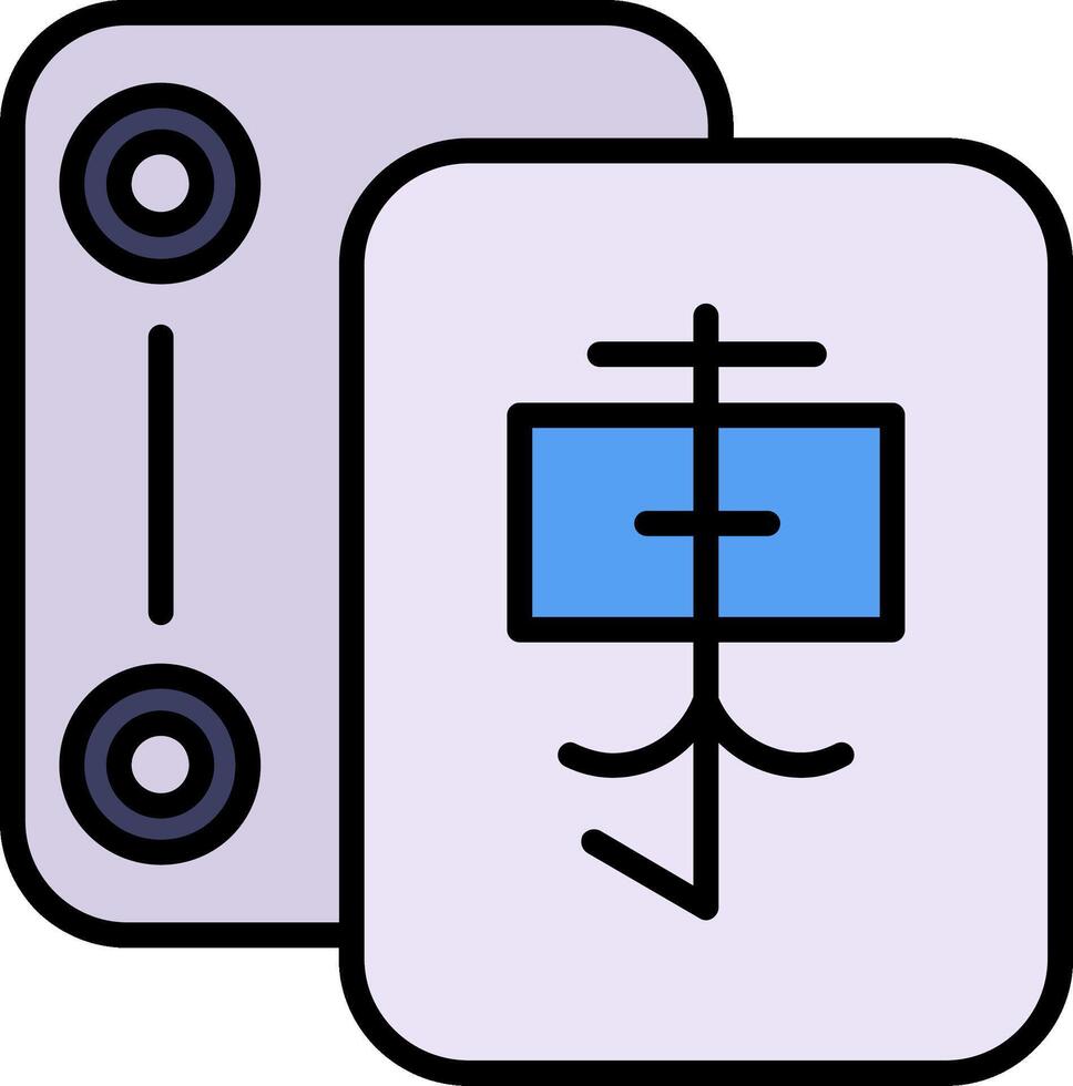 Mahjong Vector Icon