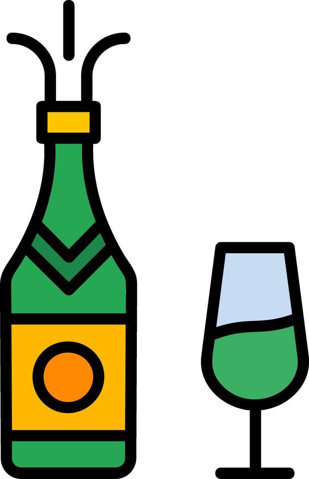 Champagne Vector Icon