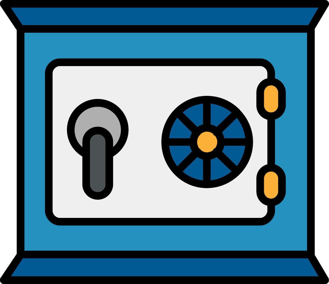 Safe Box Vector Icon