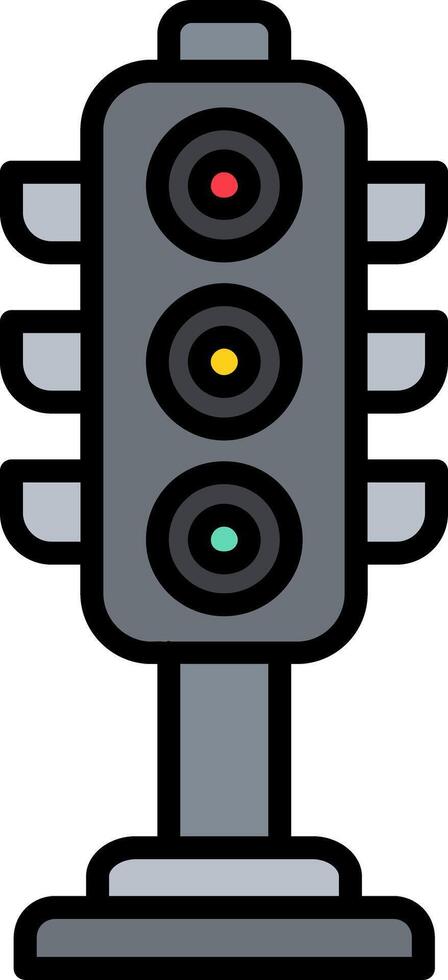 Traffic Light Vector Icon