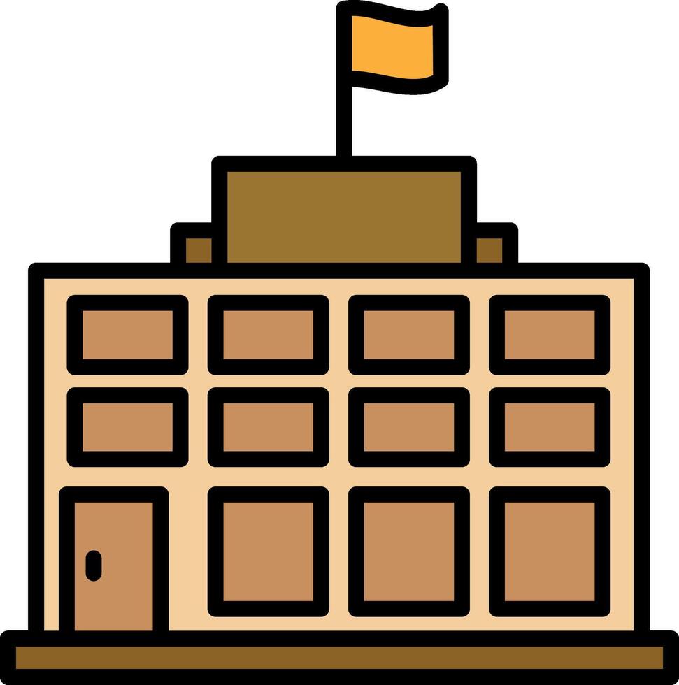 Embassy Vector Icon
