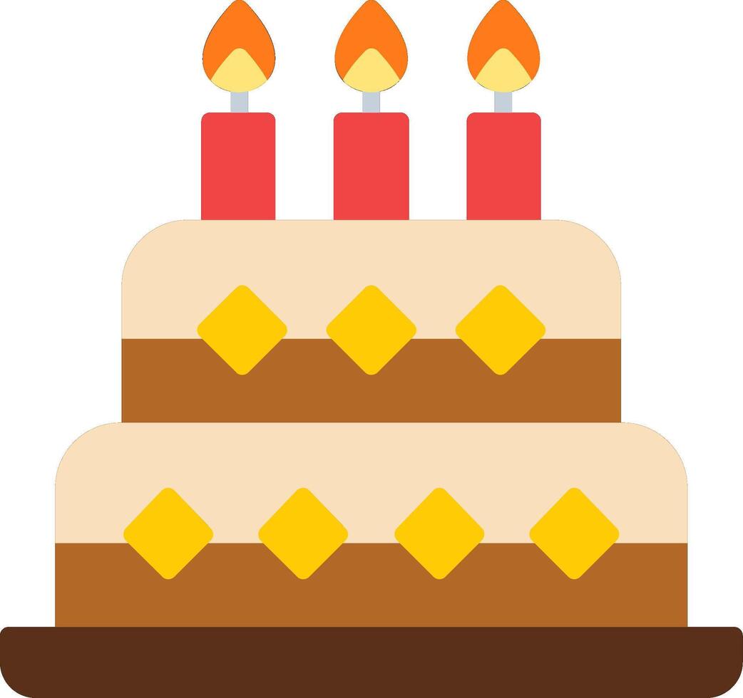 Birthday Cake Vector Icon