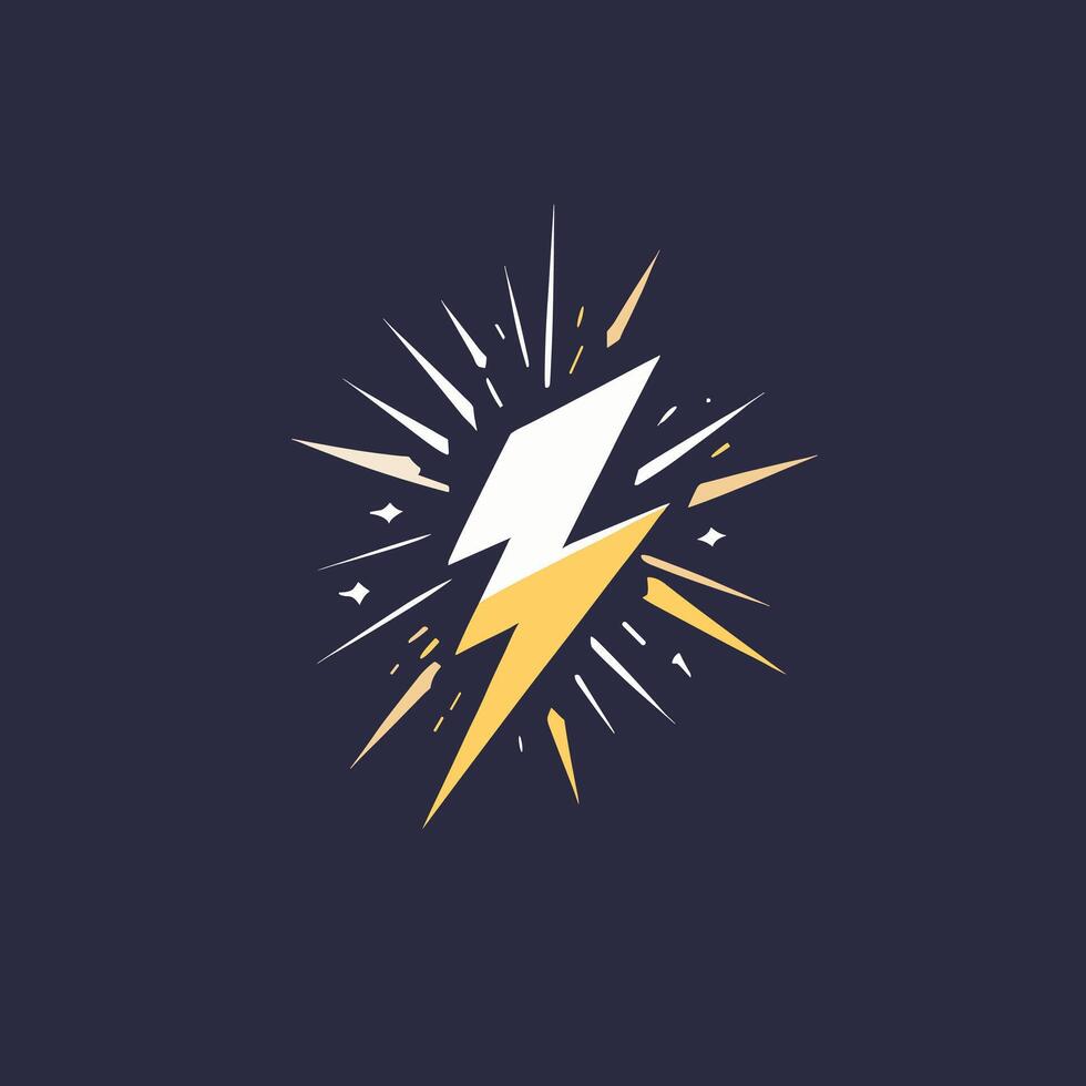 Lightning bolt logo icon vector illustration 37245012 Vector Art at