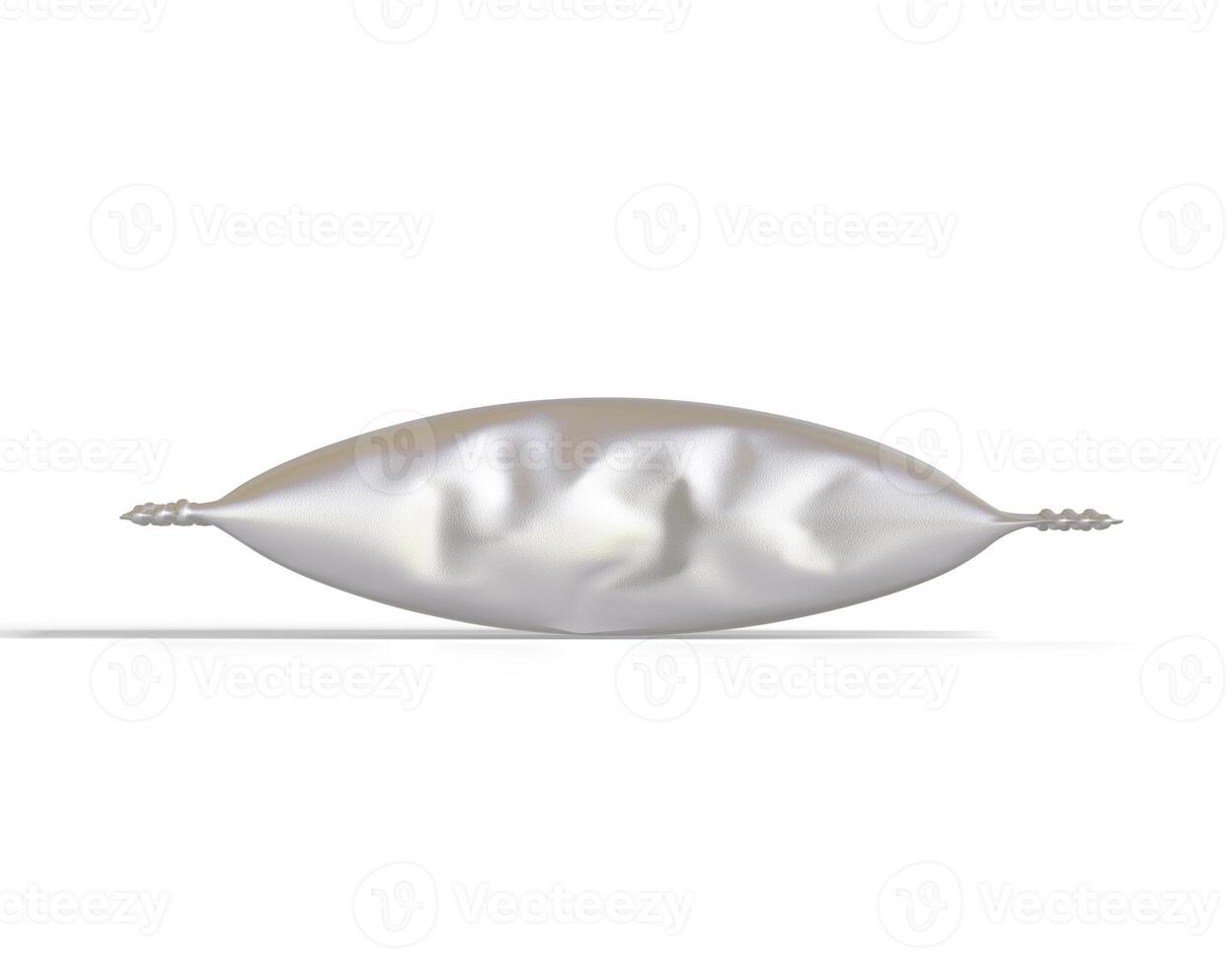 Packaging product of snack on white background. Empty packaging product of snack for mockup and copy space for mockup collection photo