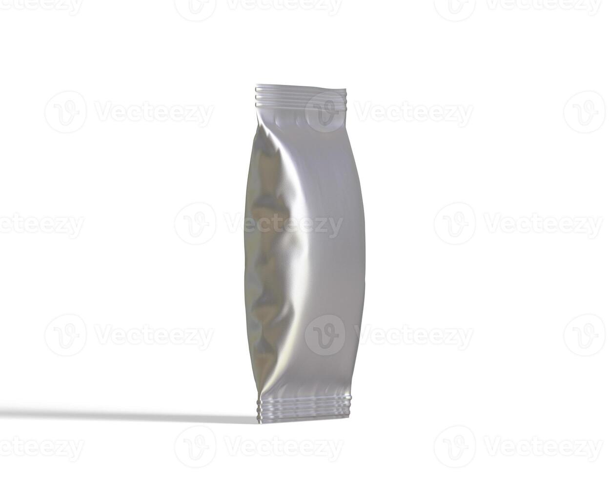 Packaging product of snack on white background. Empty packaging product of snack for mockup and copy space for mockup collection photo