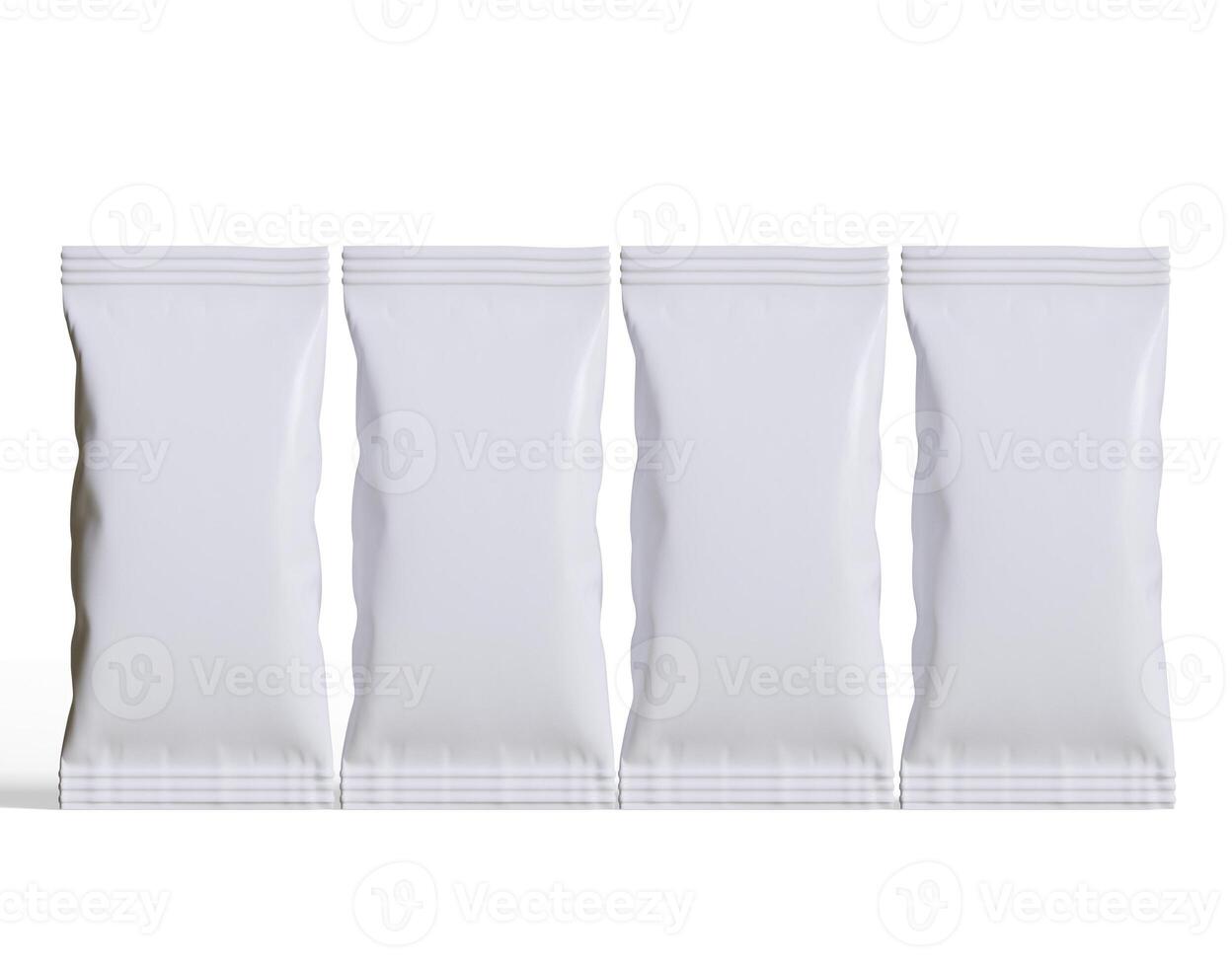 Packaging for mockup collection of snack bar 3D rendering illustration isolated on white background. It can be used in the adv, promo, package and etc photo
