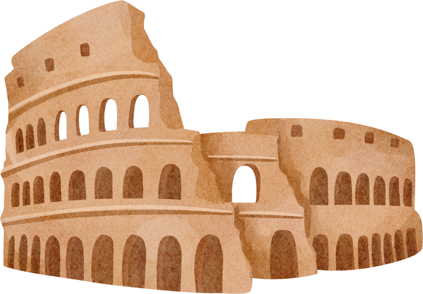 waterverf Rome klem kunst png