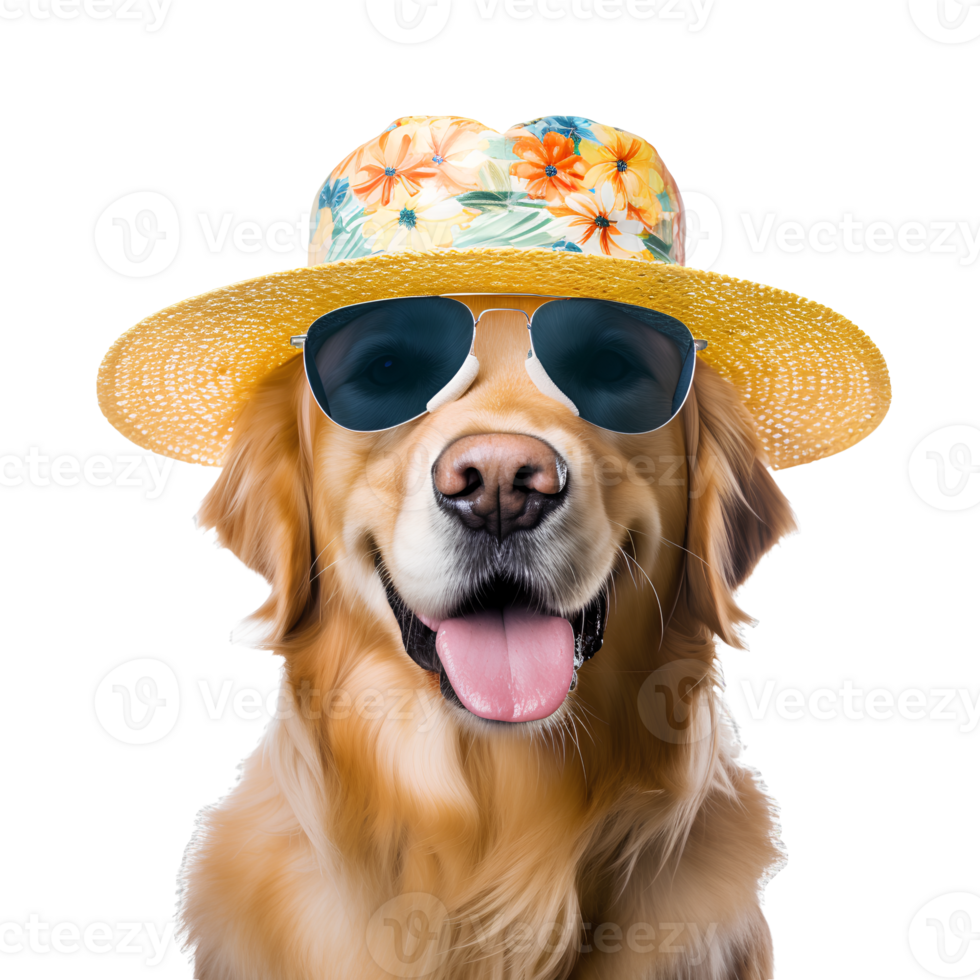 AI generated Cute and happy dog on transparent background PNG, easy to use. png