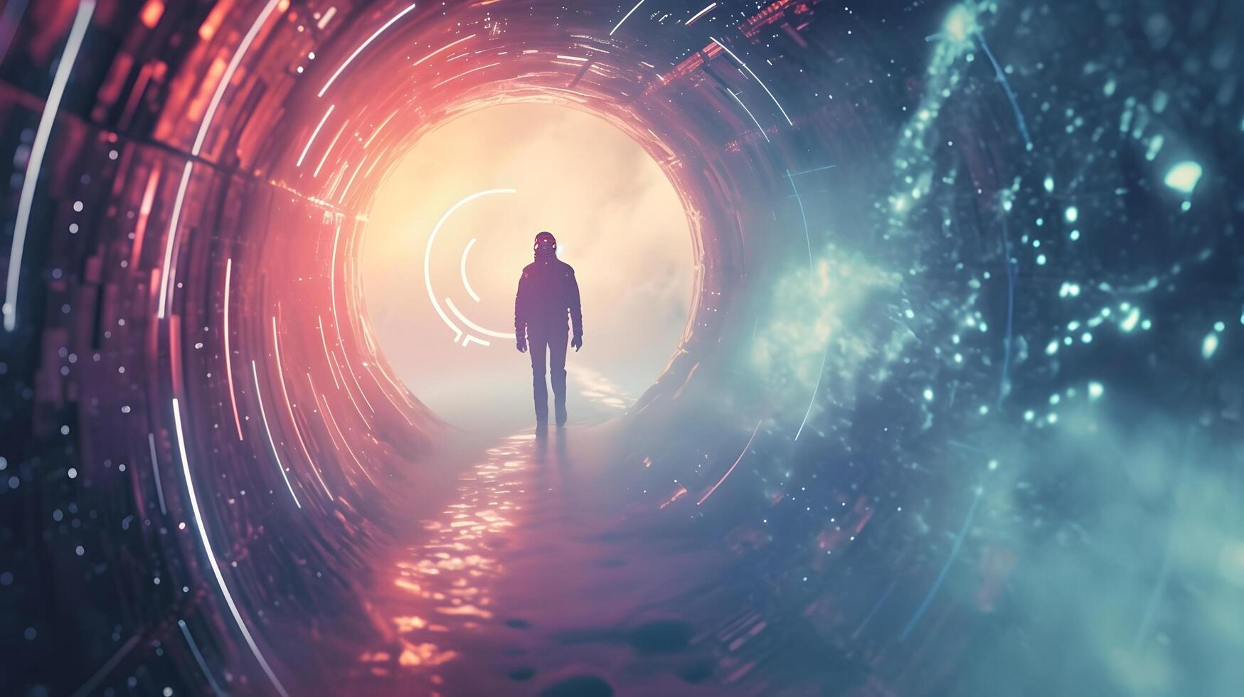 AI generated Futuristic Portal To Another Dimension 37247022 Stock Photo at Vecteezy