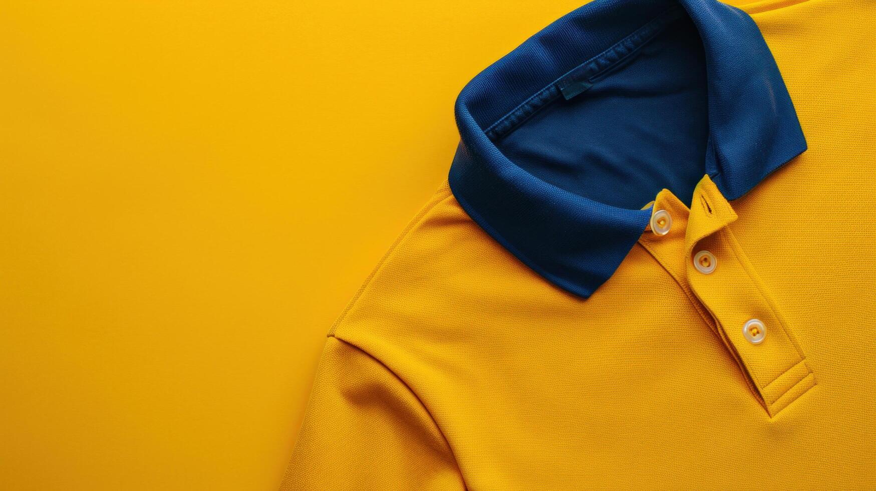 AI generated polo advertisment background with copy space photo