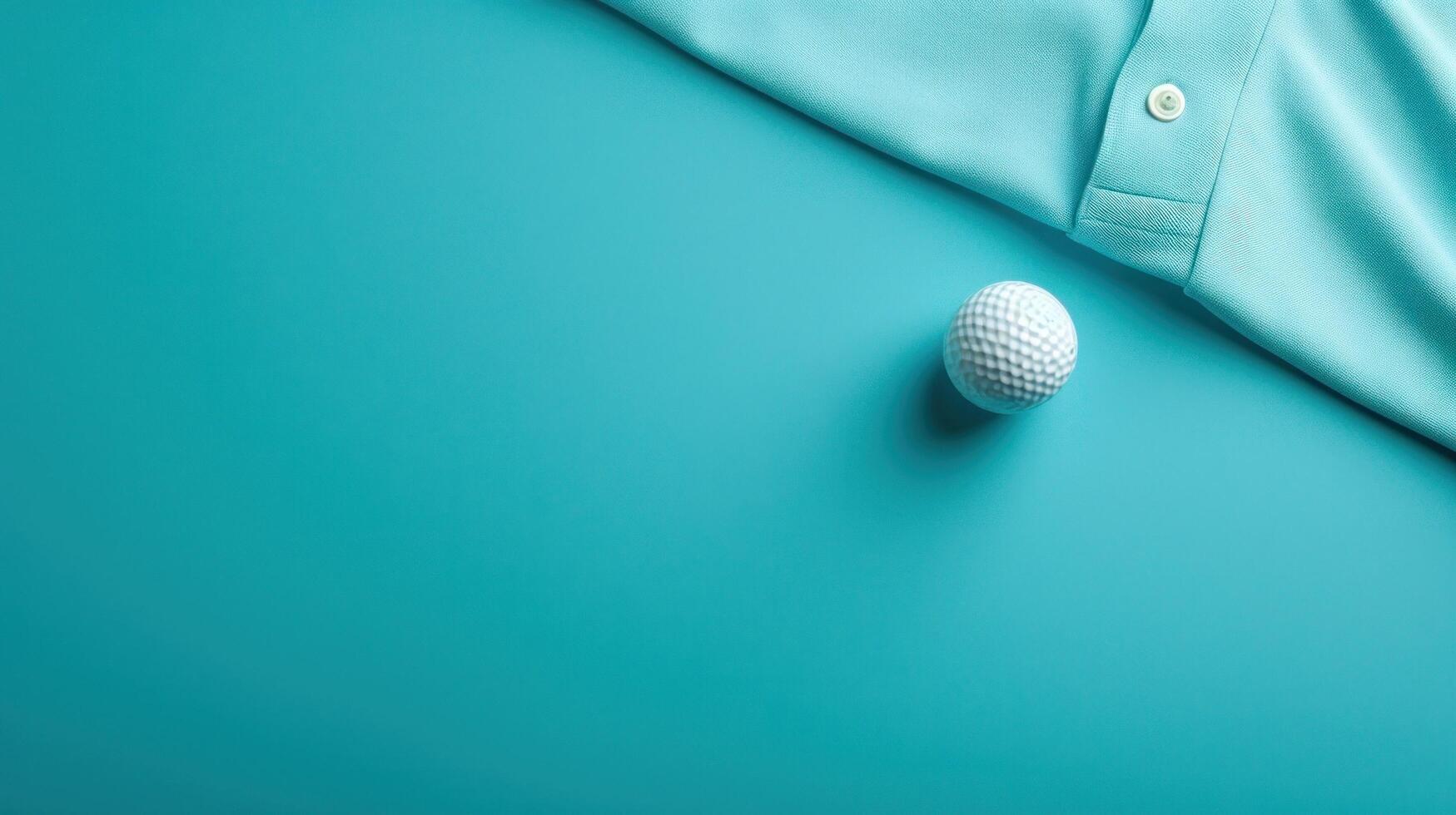 AI generated polo advertisment background with copy space photo