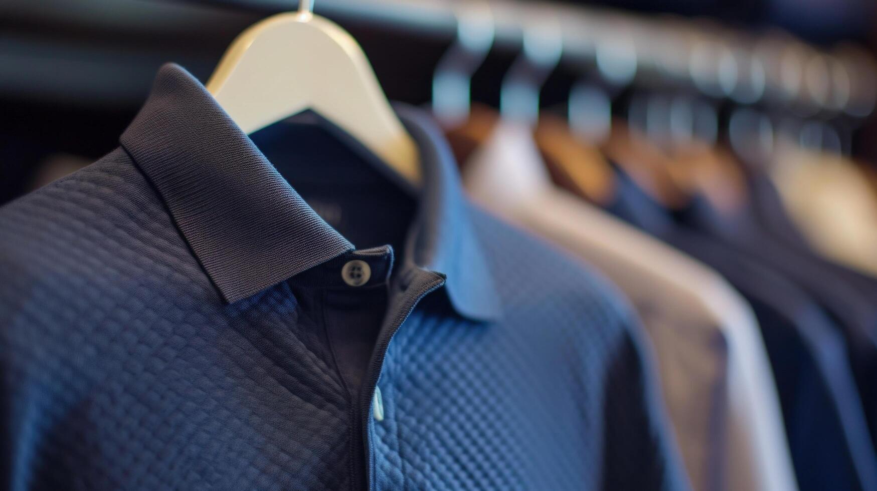 AI generated polo advertisment background with copy space photo
