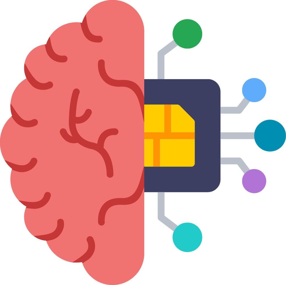 Artificial Intelligence Vector Icon