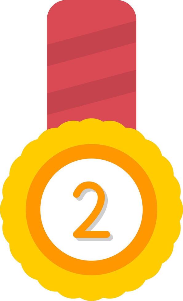 Second Place Vector Icon
