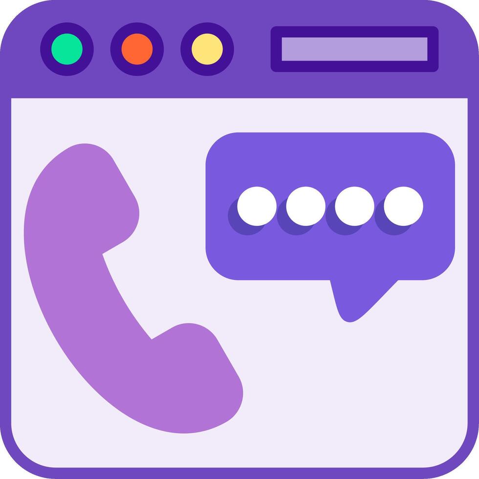 Phone Chat Vector Icon