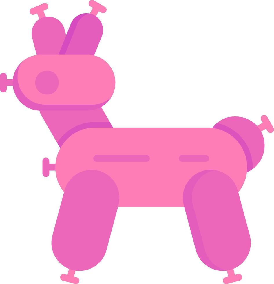 icono de vector de perro globo