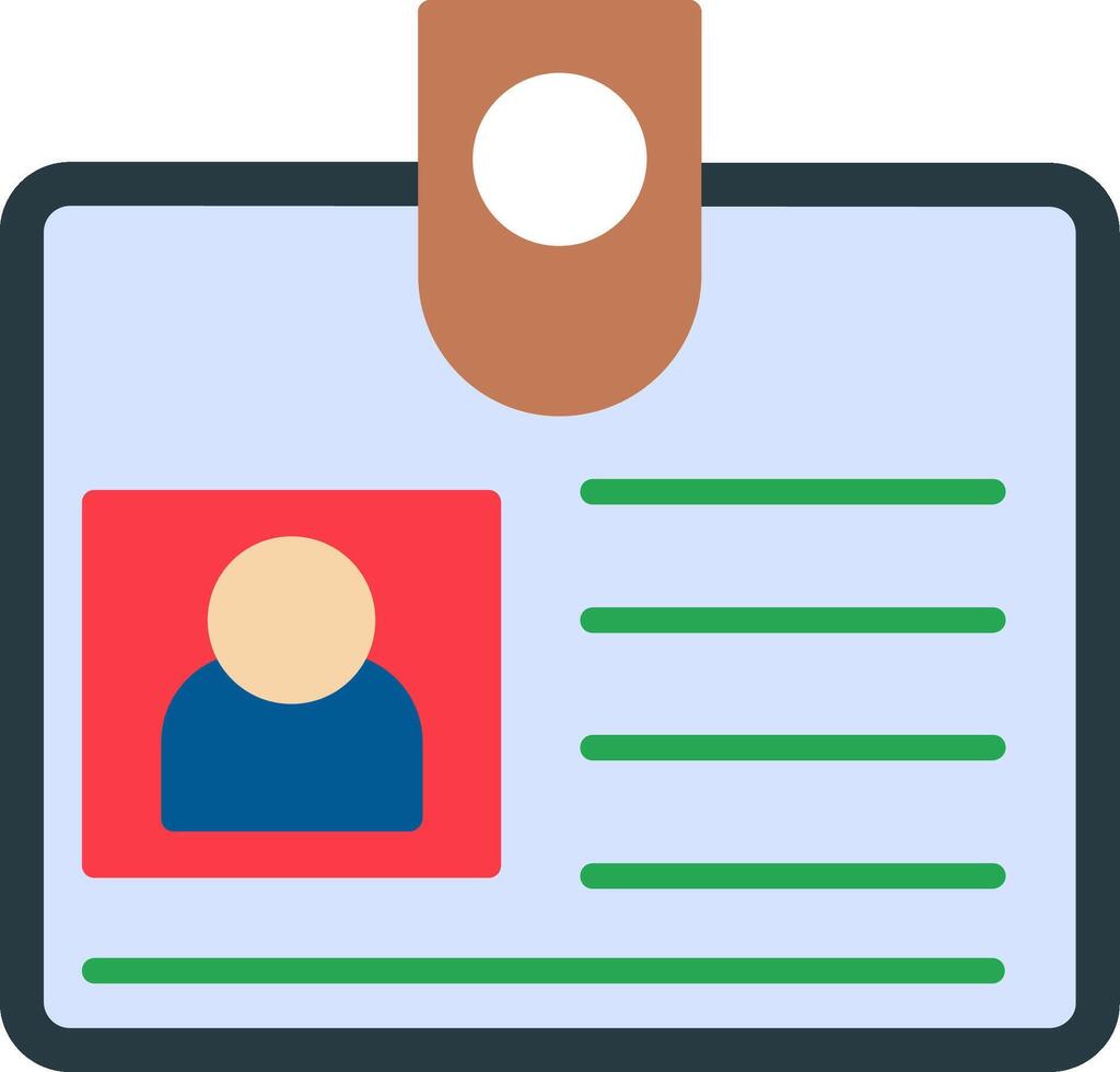 Id Card Vector Icon