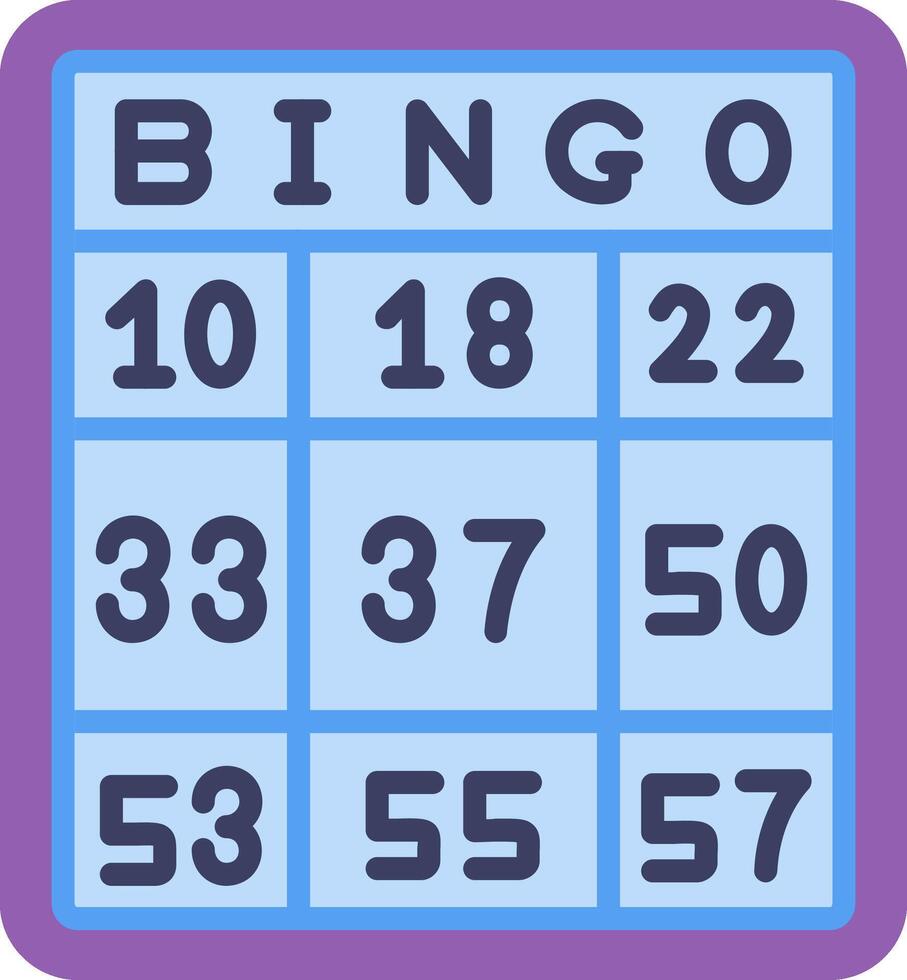 Bingo Vector Icon