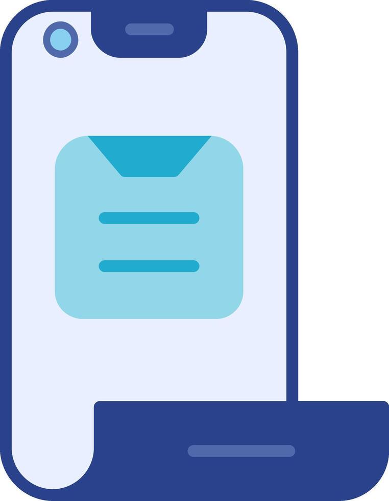 Folding Phone Vector Icon