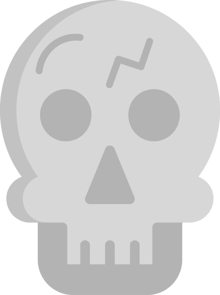 icono de vector de calavera