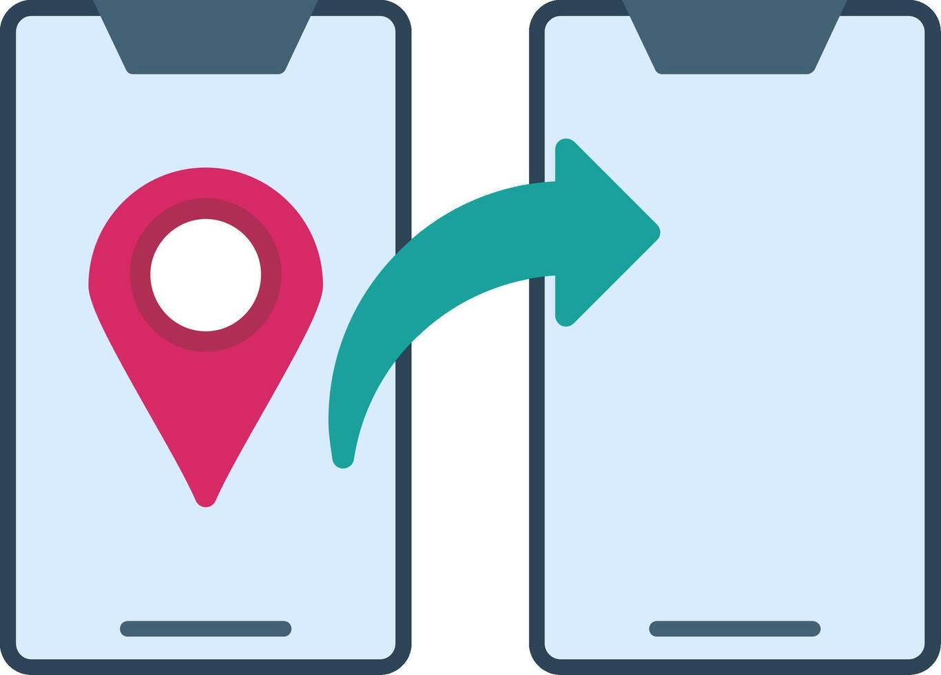Share Location Vector Icon