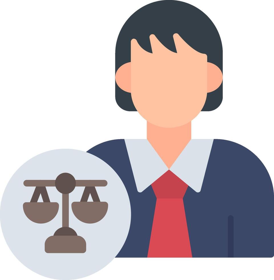 Lawyer Vector Icon