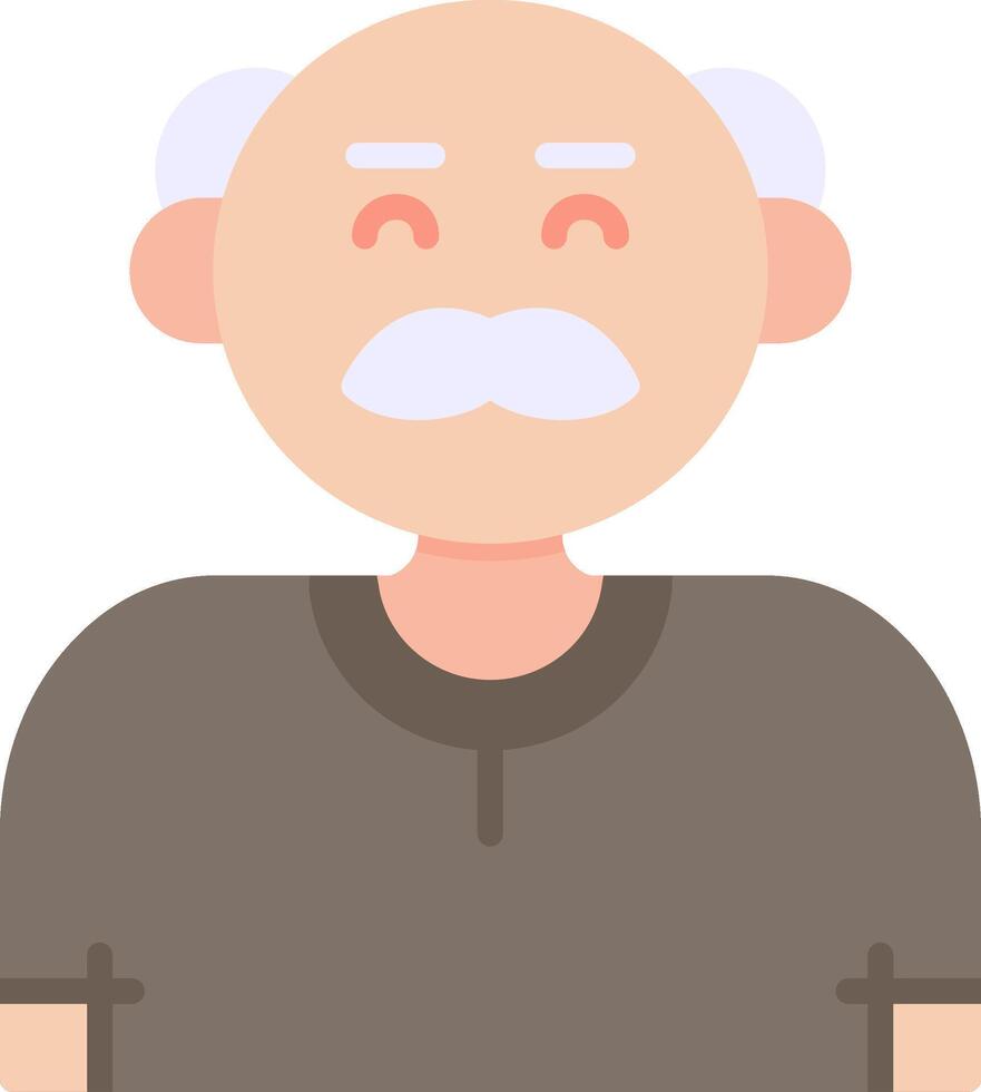 abuelo vector icono