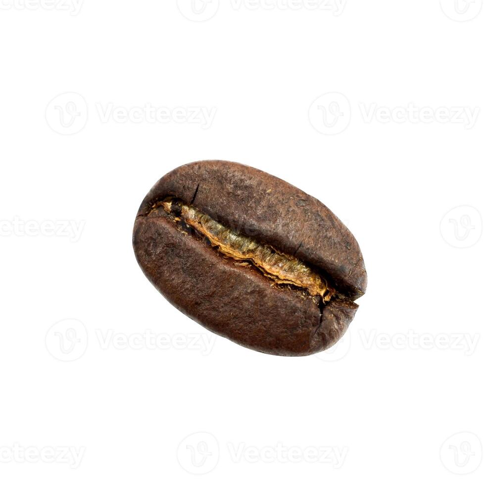 primer plano de granos de café tostados foto