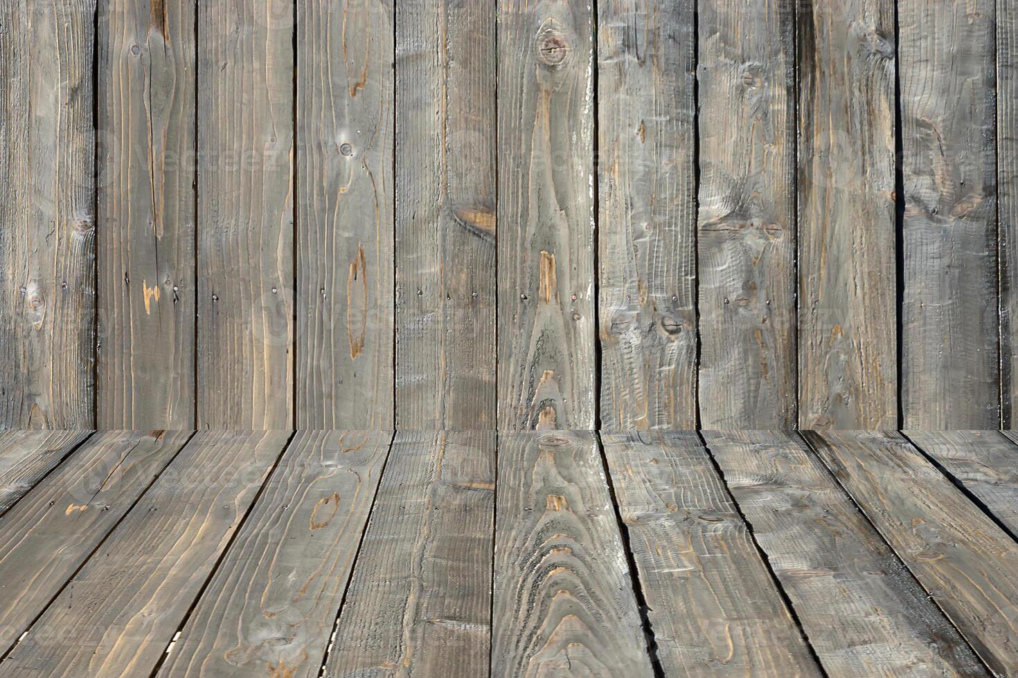 antiguo pared madera antecedentes. foto