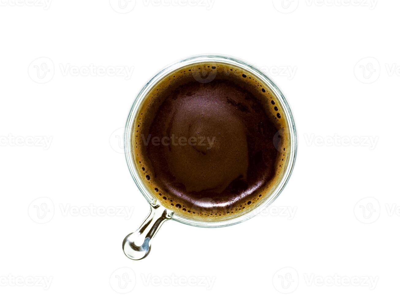 Close up black coffee photo