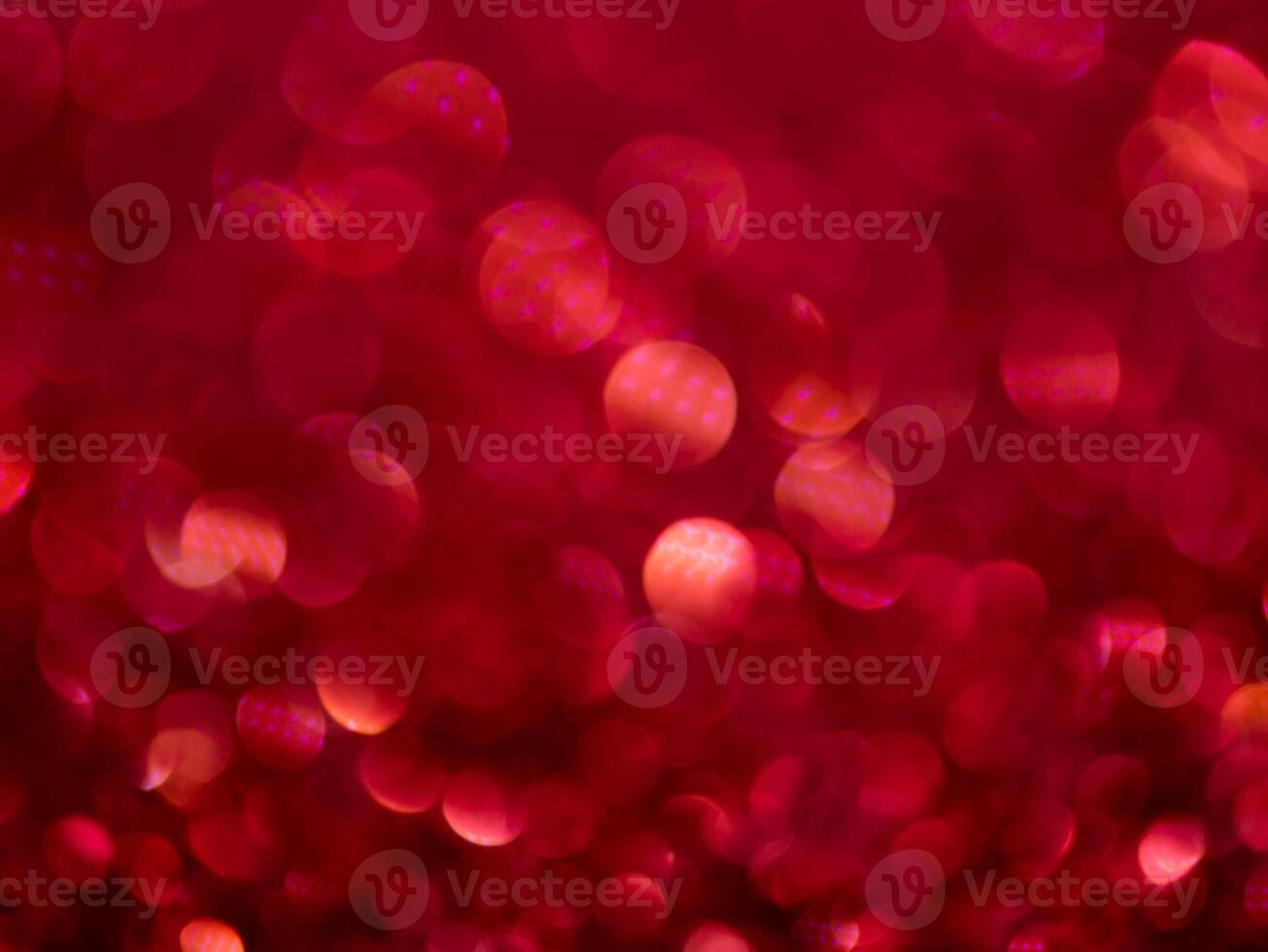 Red Glitter bokeh Background. photo
